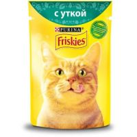 Влажный корм для взрослых кошек, с уткой в подливе