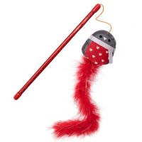 Игрушка для кошек Дразнилка Птичка с хвостом, 25 см