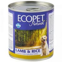 Влажный корм для собак Ecopet Natural Dog Lamb&Rice