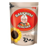 Семечки подсолнечные Бабкины семечки жареные соленые 300 г
